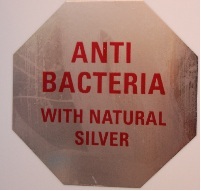 Bosch refrigerator Silver Anti bacterial sticker