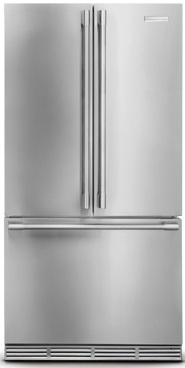 Electrolux ICON Professional E23BC68JPS 22.6 cu. ft. Counter-Depth French Door Refrigerator, 4 Custom-Design Glass Shelves, 2 Smooth-Glide Crispers, Custom Temp Drawer, PureAdvantage Filtration