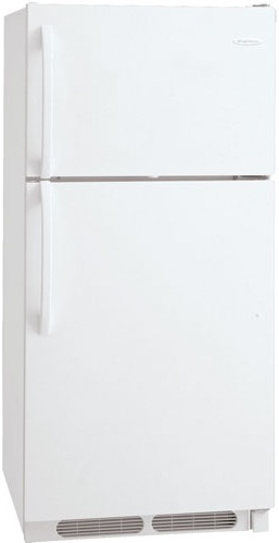Frigidaire FFHT1513LW 14.8 cu. ft. Top Freezer Refrigerator, 2 Sliding Wire Shelves, Store-More Gallon Door Bins, Full-Width Freezer Rack, Ready-Select Controls