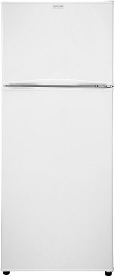 Frigidaire FFPT12F3MW 12.0 cu. ft. Apartment Top-Freezer Refrigerator, Adjustable Glass Shelves, Clear Door Bins, Clear Crisper Drawers, Can Dispenser, Right Hinge Door