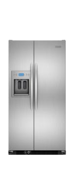 KitchenAid Architect II KSCS25FVMK 24.5 cu. ft. Side by Side Refrigerator, Glass Shelves, Gallon Door Storage, Humidity-Controlled Crisper, External Ice/Water Dispenser, Monochromatic Stainless Cabinet