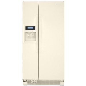 KitchenAid Architect II KSRV22FVBT 21.6 cu. ft. Side by Side Refrigerator, Humidity-Controlled Crisper, External Ice/Water Dispenser, In-Door-Ice, ExtendFresh Temperature Management, Bisque