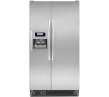 KitchenAid Architect II KSRV22FVMS 21.6 cu. ft. Side by Side Refrigerator, Humidity-Controlled Crisper, External Ice/Water Dispenser, In-Door-Ice, ExtendFresh Temperature Management, Monochromatic Stainless Steel