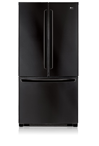 LG LFC23760SB 22.6 cu. ft. French Door Refrigerator, Glass Shelves, Ice Maker, IcePlus, Digital LED Controls, Smooth Black