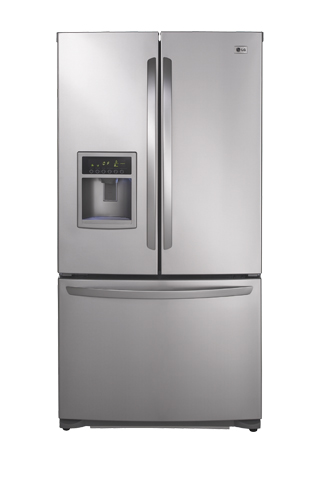 LG LFX25961AL 24.7 cu. ft. French Door Refrigerator, External Ice and Water Dispenser, Stainless Aluminum