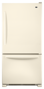 Maytag EcoConserve MBF1958XEQ 18.5 cu. ft. Bottom-Freezer Refrigerator, 5 Spill-Catcher Glass Shelves, Gallon Door Storage, Glide-Out Freezer Drawer, Energy Star, Factory-Installed Icemaker
