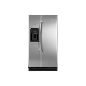 Maytag MSD2272VES 21.7 cu. ft. Side by Side Refrigerator with Adjustable Spill-Catcher Glass Shelves, FreshLock Crispers, External Ice/Water Dispenser and Up-Front Sliding Controls: Stainless Steel
