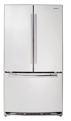 Samsung RF266AEWP 26 cu. ft. French Door Refrigerator, 5 Tempered Glass Shelves, CoolSelect Pantry, Internal Water Dispenser, Built-in Automatic Icemaker, LED Lighting