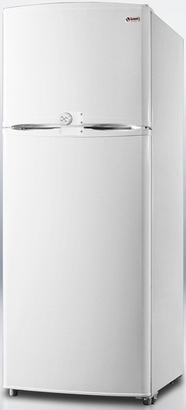 Summit FF1410LLF2 12.5 cu. ft. Counter-Depth Top-Freezer Refrigerator, Adjustable Glass Shelves, Adjustable Door Storage, Adjustable Thermostat