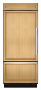 KitchenAid KBLO36FTX Architect Built-In Bottom Freezer Refrigerator, Panel, Left