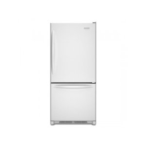 KitchenAid KBRS19KTWH Architect Series II 18.5 cu. ft. Freestanding Bottom Freezer Refrigerator, White