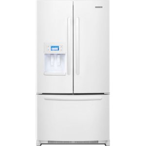 KitchenAid Architect II KFIS27CXWH 26.6 cu. ft. French Door Refrigerator, In-Door-Ice, External Ice & Water Dispenser, Color LCD Touch Display and Photo Uploading, White