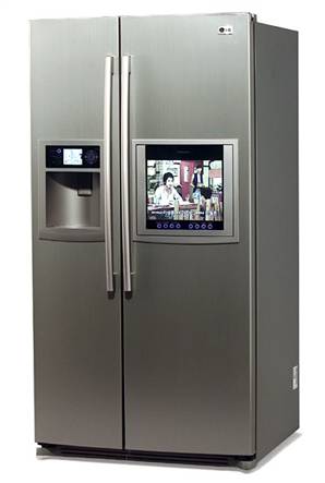LG interactive refrigerator