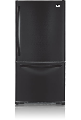 LG LBC22520SB 22.4 cu. ft. Bottom Freezer Refrigerator, Ice Maker, Smooth Black