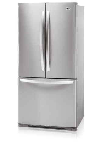 LG LFC23760ST 22.6 cu. ft. French Door Refrigerator, Glass Shelves, Ice Maker, IcePlus, Digital LED Controls, Stainless Steel