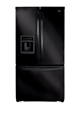 LG LFX25961SB 24.7 cu. ft. French Door Refrigerator, External Ice and Water Dispenser, Smooth Black