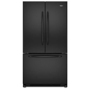 Maytag MFD2562VEB 24.8 cu. ft. French Door Refrigerator, 2 EasyGlide Spill-Catcher Glass Shelves, Electronic Triple-Cool System, Internal Water Dispenser, Accelerated Ice Production
