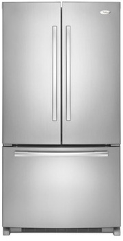 Whirlpool Gold GX5FHTXVA 24.8 cu. ft. French Door Refrigerator, SpillProof Shelves, Factory Installed IceMaker, PuR Water Filtration System